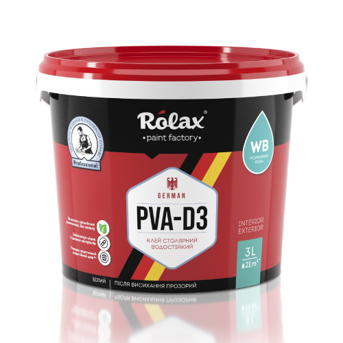 Новая продукция! Клей столярный водостойкий «German PVA-D3» (ТМ «Rolax»)! Новая продукция! Клей столярный водостойкий «German PVA-D3» (ТМ «Rolax»)!